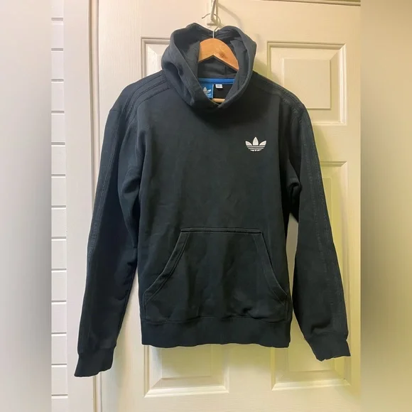 Black Adidas hoodie size small - Picture 1 of 2
